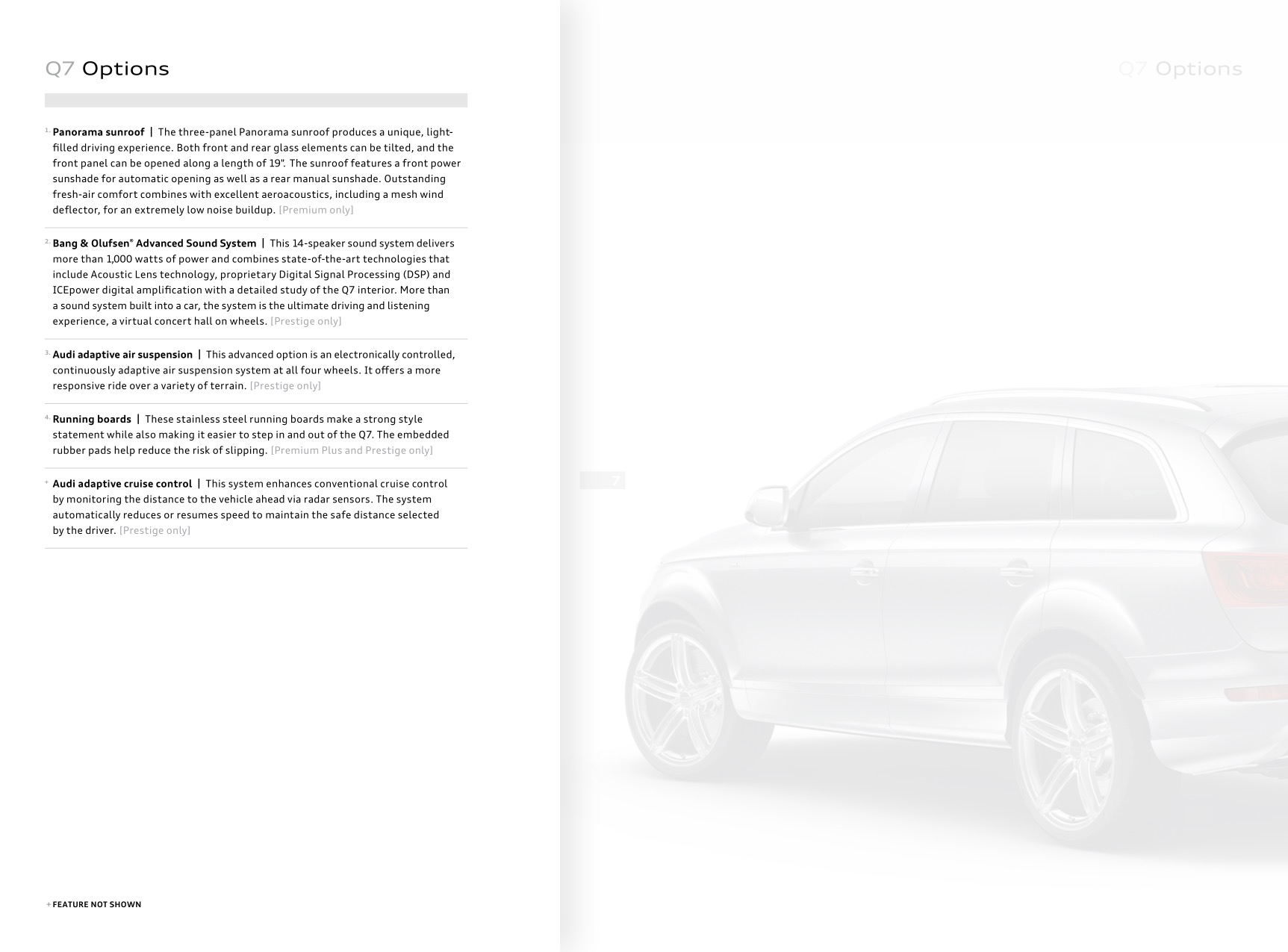 2011 Audi Q7 Brochure Page 40